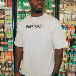 Figurati Oversize White Tee “ Infinite Dreams, Limitless Style”